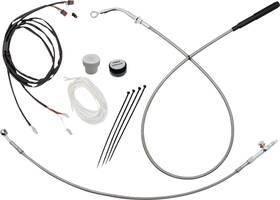 Fat Baggers Inc. 119012-c Inc. Ez Install Kit - 12 Inch Handlebars Upper Clutch Braided