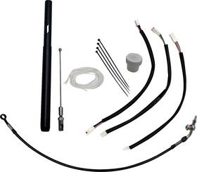 139916-b Fat Baggers Inc - Handlebar Clutch Cable Extension 6 Inch Black Road Glide