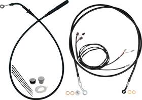 Fat Baggers Inc. 219010-b Inc. Ez Install Kit - 10 Inch Handlebars Upper Clutch Full Length