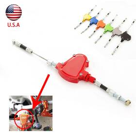 M363-yswe-20230318-z-145 Fxcnc Cnc Stunt Clutch Pull Cable Lever Easy System For Yamaha Suzuki Kawasaki Ktm Red