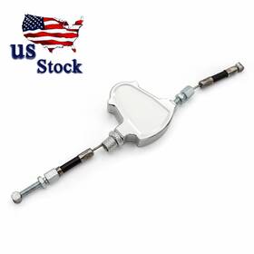 M363-yswe-20231219-2-2 Fxcnc Stunt Clutch Pull Cable Lever Replacement Easy System Silver For Yamaha Suzuki
