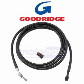Goodridge Mn/5t53 Stainless Steel Braided Hydraulic Clutch Line Kit For 2016 Harley Bc