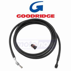 Goodridge Mn/be95 Stainless Steel Braided Hydraulic Clutch Line Kit For 2014-2016 Rx