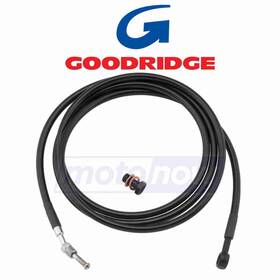 Goodridge Mn/khk8 Stainless Steel Braided Hydraulic Clutch Line Kit For 2015-2016 Af