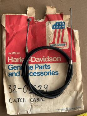 32-01029 Harley-davidson Clutch Cable 47.5 Inch Total Length Nos