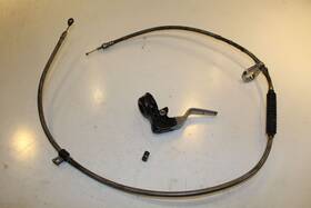 38649-07 Harley-davidson 2007 Road King Flhrc Clutch Cable Line Lever Perch