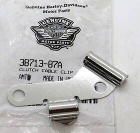 38713-87a Harley-davidson Clutch Cable Ignition Wire Clip For Fltcu 1992