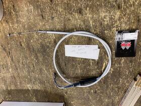 49119 Harley-davidson Braided Steel Idle Cable 37 Inch Softail Dyna Sportster Touring 1988 Cv Carb