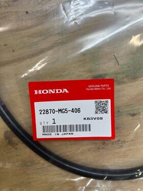 22870-mg5-406 Honda Motorcycle Clutch Cable Cb1100f 1983 Oem