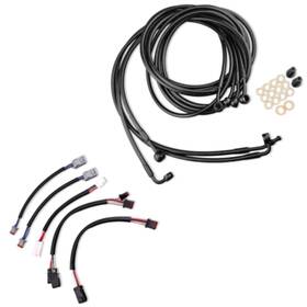Fm-tghd-heck016-ii-bk6 Httmt Extended Clutch And Brake Line For Harley Touring With Abs 2017-2020 16 Inch Handlebar