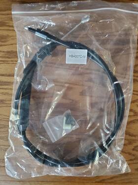 Us-tghd-hba007c-iv-bk Httmt Httmt- Black Vinyl Coated 8 Inch Clutch Cable Compatible With 87- 05 Big Twin Dyna