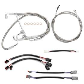 Ibhfxbdzx120 Ironbrotherhood Used Touring Extended Clutch Brake Cable For Street Glide 2017-2020 Without Abs