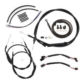 Ibhfxbdzx65 Ironbrotherhood 14 Inch Handlebar Brake Line Kit For 2014-2022 Harley Sportster Xl 883 No Abs