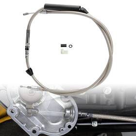 Ibhxx152 Ironbrotherhood 74 11/16 Inch Clutch Cable For Touring Dyna Softail Evolution 5-speed Twin Cam 87-06