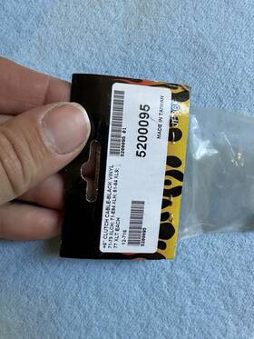 J&p Cycles 5200095 J&p 6 Inch Black Vinyl Clutch Cable
