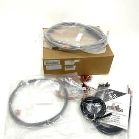 0662-0546 La Choppers Stainless 12 Inch 14 Handlebar Cable Kit 2018-2022 Softail