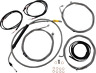 La-8056kt3-19 La Choppers 18-20inch Ape Hanger Stainless Plug-and-play Cable Kit