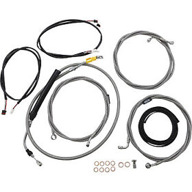 La-8056kt3-13 La Choppers Cable Kit 12inch-14inch Ape Hanger Handlebars Abs Stainless