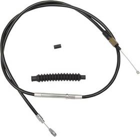 La-8010c08b La Choppers Black Vinyl-coated Stainless Steel Braided Clutch Cable - La-8010c08