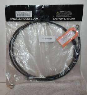 La-8049c08b La Choppers Hydraulic Clutch Lines Mini Apes Black Vinyl H1