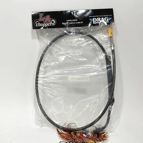 La-8056c16m La Choppers Black Braided 2021-2023 Harley Touring Clutch Cable 54 Inch