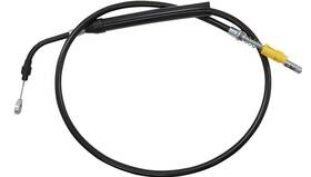 La-8058c08m La Choppers Midnight Braided Clutch Cable - Stock Ape Hangers