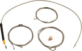 La-8059kt-08 La Choppers Stainless Standard Cable Kit For Stock Ape Handlebars