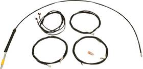 La-8059kt3-19b La Choppers Black Complete Pnp Cable Kit For 18 Inch -20 Bars