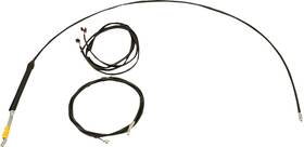 La-8063kt3-13b La Choppers Black Complete Pnp Upper Cable Kit For 12 Inch -14 Bars