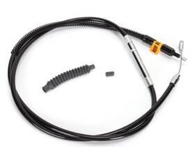 La-8110c08b La Choppers New Blk Vinyl Coated Mini Clutch Cable 7-14 Softail