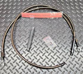 La Choppers La-8200c08m Harley Clutch Cable Black Clear Vinyl 70 Inch #0847