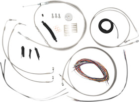 La-8157kt2-08 La Choppers Mini Ape Hanger Quick Connect Cable Brake Line Kit
