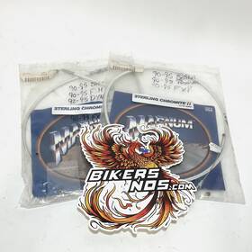 0651-0231 Magnum Shielding 1990-1995 Harley 33-3/4 Inch Throttle/idle Cable Set 34092 33092