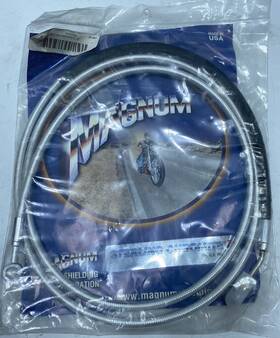 31482 Magnum Steel Braided Hydraulic Clutch Line Sterling Chromite Ii Harley