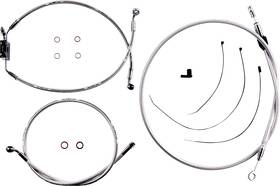 3871125 Magnum Sterling Chromite Handlebar Installation Kit For 10 Inch Rise Bars