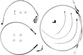 3871255 Magnum Sterling Chromite Handlebar Installation Kit For 10 Inch Rise Bars