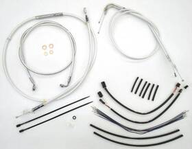 387272 Magnum Chromite Install Kit 15 Inch -17 Ape Hanger Non Abs 2011-2015 Softail