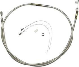 3c4dql4z1m Magnum He Braided Clutch Cable Stainless 74.6875in 25 Harley Police 89-98