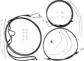 4871225 Magnum Black Pearl Cable Installation Kit For 10 Inch Rise Handlebars