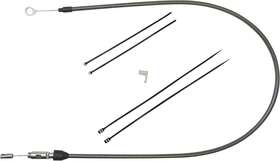 723412he Magnum 18-22 For Harley Flhc/flfb Clutch Cable Upper Karbonfibr 46 Inch Alt Length