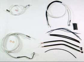 0610-0924 Magnum Shielding New Sterling Chromite 12-14 Apes Handlebar Cable Kit 387351