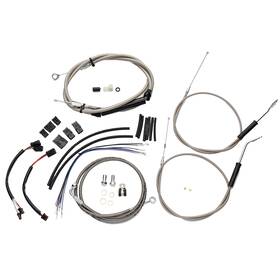 Mokfxbdzx080 Mokitdora 12 Inch Bar Extended Cable Kit For Harley Softail Deluxe Slim Fat Boy 11-15 N/abs