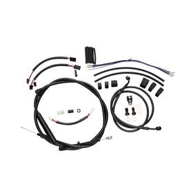 Mokfxbdzx103 Mokitdora Harley 16 Inch Handlebar Extended Cable Kit For Softail Deluxe Slim 2016-2017 No Abs