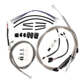 Mokfxbdzx106 Mokitdora Harley Softail Heritage Without Abs Extended Cable Kit For 2016-2017 14 Inch Bar