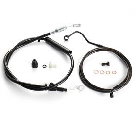Mokfxbx240 Mokitdora 12 Inch Hydraulic Clutch Cable And Upper Brake Line For Harley Touring 2021-up With Abs