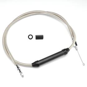 Mokfxbx256 Mokitdora 69 Inch Stainless Steel Clutch Cable For Harley Touring Softail Dyna 6 Speed Trans