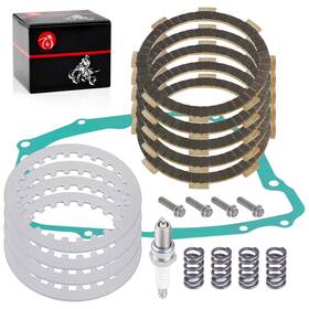 22201-166-000 Moto1988 Heavy Duty Clutch Kit With Gasket Spring For Honda Xl185s 1981-83 / Xl200r 1983-84