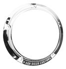 P-dc004chr San Diego Customs Logo Derby Cover Chrome Harley Davidson Road