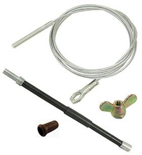Kt-1159 Pirate Mfg Clutch Cable Kit Compatible With Vw Type 2 Transporter/bus 1950-1959 And 1962-67