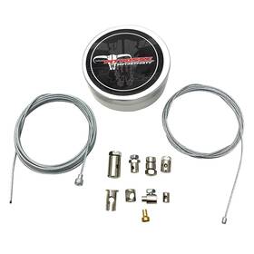 Pit Posse Pp3280 Universal Cable Emergency Repair Kit For Motorcycle Silver